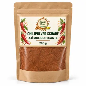 Chilipulver, scharf, 200 g