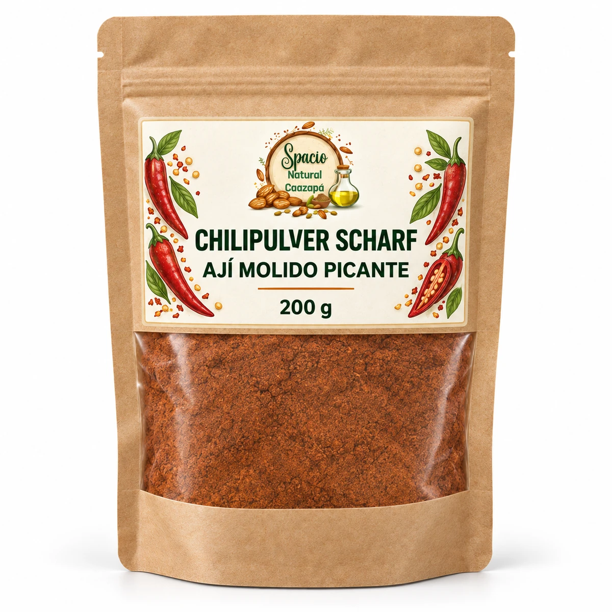 Chilipulver, scharf, 200 g