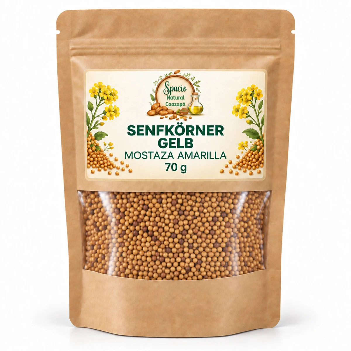 Gelbe Senfkörner, 70 g