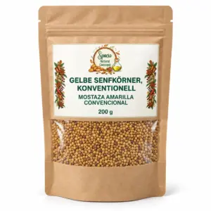 Gelbe Senfkörner, konventionell, 200 g