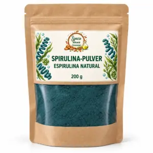 Spirulina-Pulver, natural, 200 g