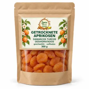 Getrocknete Aprikosen, geschwefelt, 300 g