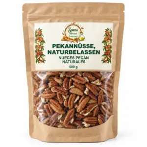 Pekannüsse, naturbelassen, 500 g