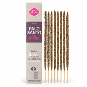 Palo-Santo-Räucherstäbchen mit Myrrhe, 8 STÄBCHEN
