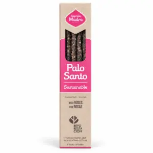 Palo-Santo-Räucherstäbchen mit Rosen, 8 STÄBCHEN