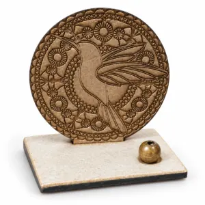Dekorativer Räucherstäbchenhalter mit Vogelmotiv, 1 STK.