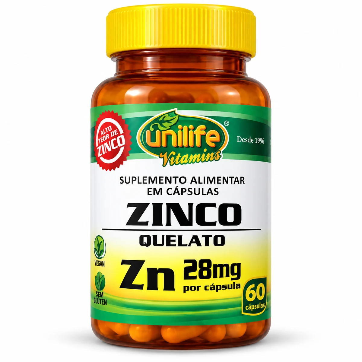 Zinkchelat 28 mg, 60 KAPSELN