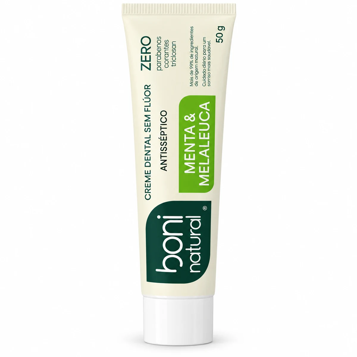 Fluoridfreie Zahncreme Minze & Teebaum, 50 g