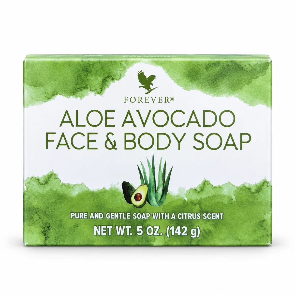 Aloe-Avocado Gesichts- und Körperseife, 142 g