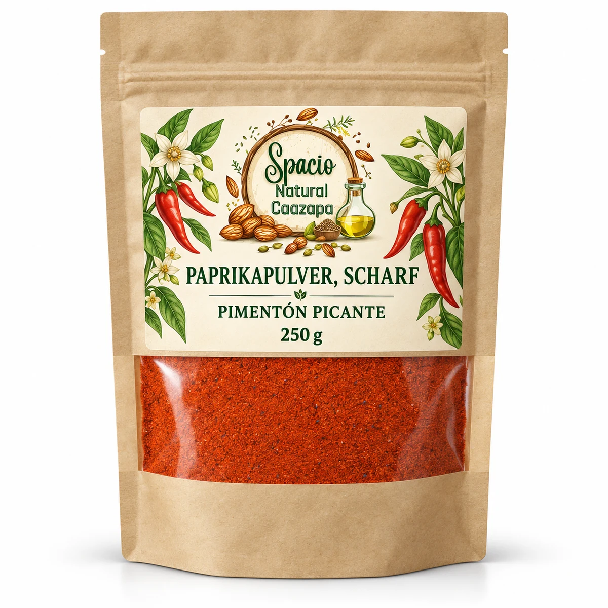 Paprikapulver, scharf, 250 g