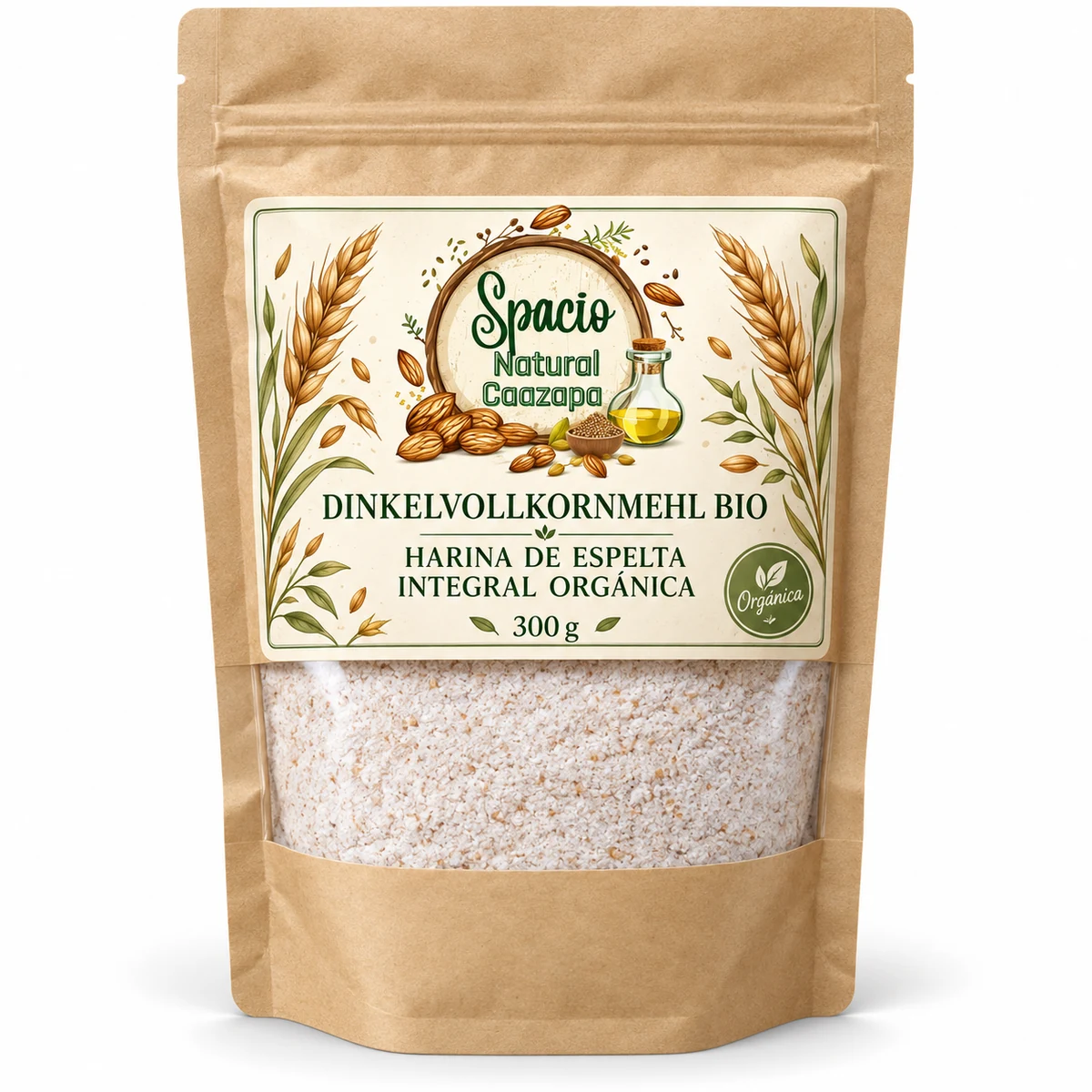 Dinkelvollkornmehl-Bio, 300 g