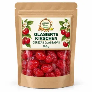 Glasierte Kirschen, 100 g