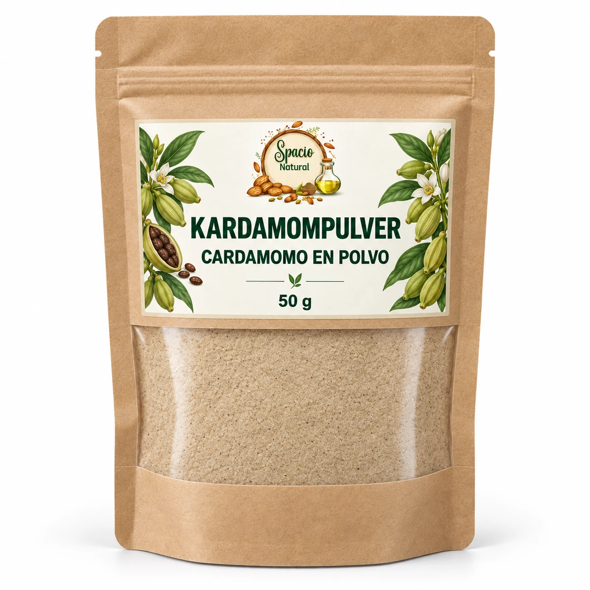 Kardamompulver, 50 g